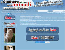 Tablet Screenshot of ilcimiterovirtuale.com
